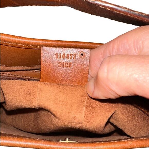 Gucci  Brown leather reins bag - Picture 8 of 16